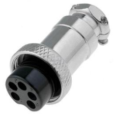 Роз“єм MIC 325 mini (гніздо), під кабель, 5pin, діам.-12мм