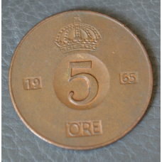 Швеція 5 ері 1965год (1)