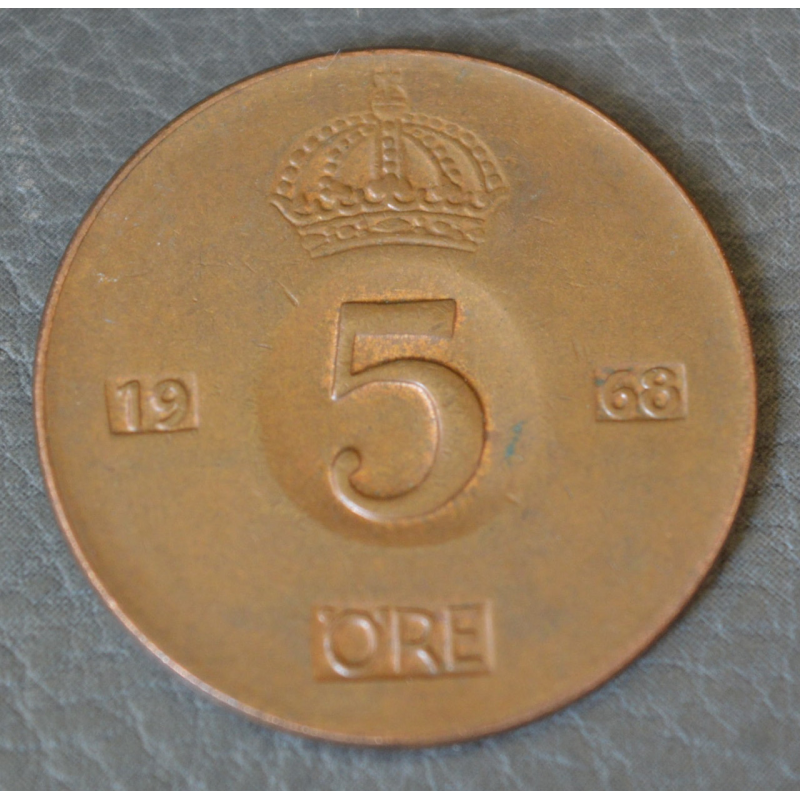 Швеція 5 ері 1968год (1)