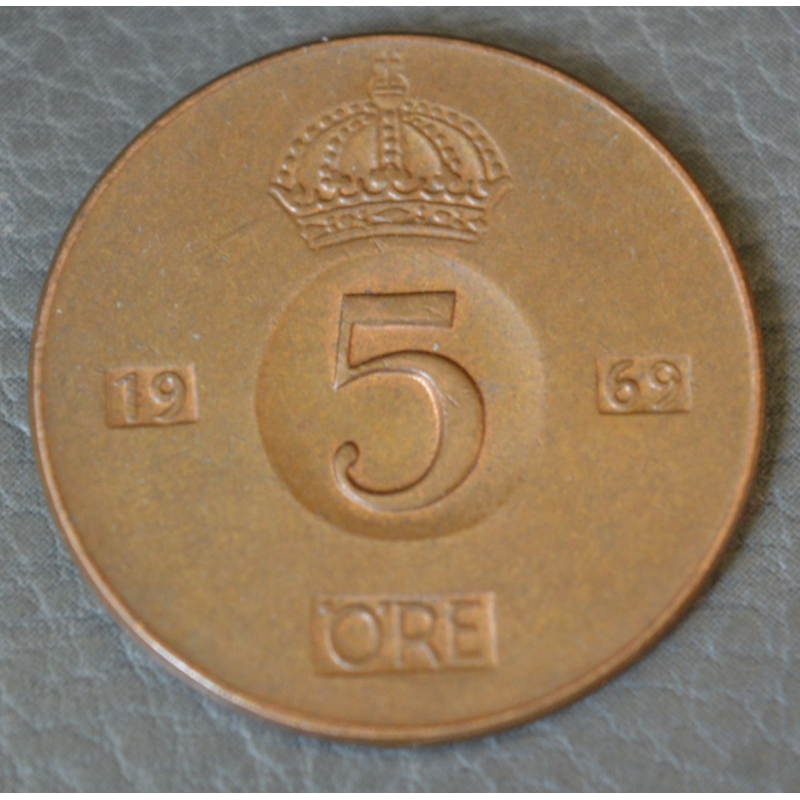 Швеція 5 ері 1969год (1)
