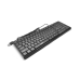 Клавіатура USB Merlion KB-Zero, довжина кабеля 135sм, (Eng/Укр/Рус), (460 x158x33 мм) Black, 104к, Q20 Клавіатура USB Merlion KB-Zero, довжина кабеля 135sм, (Eng/Укр/Рус), (460 x158x33 мм) Black, 104к, Q20