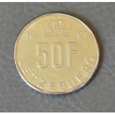 Люксембург 50 франків 1991 рік (АЗ)