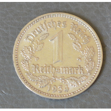 Німеччина - 1 Reichsmark 1934 рік A (АЗ)
