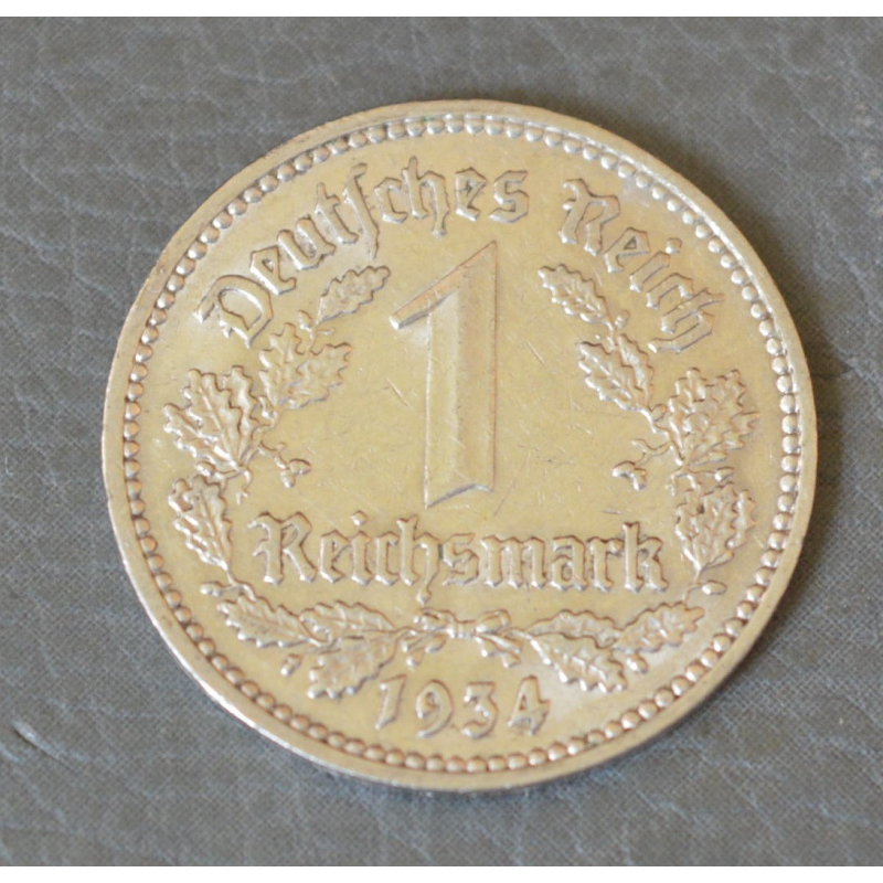 Німеччина - 1 Reichsmark 1934 рік A (АЗ) Німеччина - 1 Reichsmark 1934 рік A (АЗ)