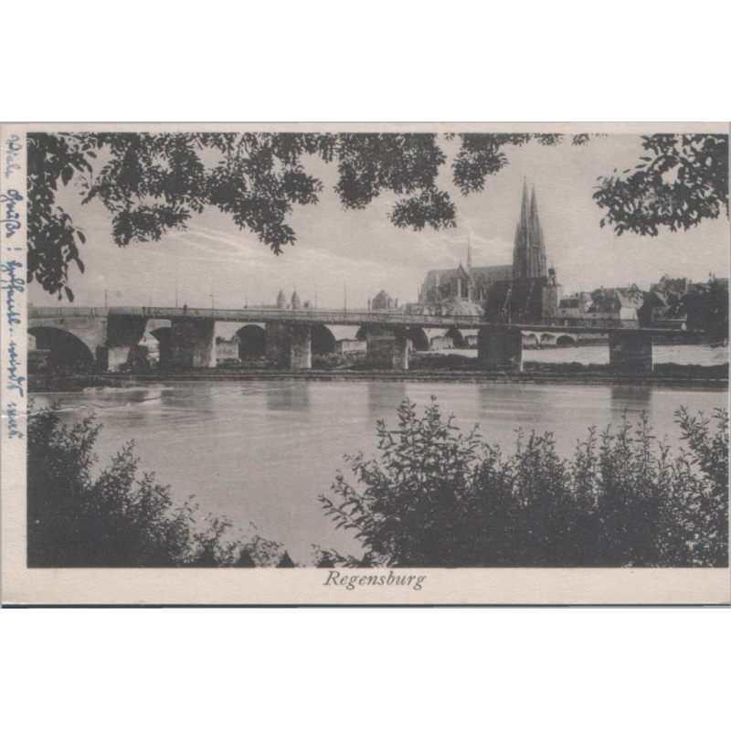 Поштова картка. REGENSBURG. Німеччина