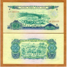 Ю. В“єтнам /South Viet Nam 20 Dong 1969 P24 aUNC