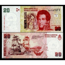 Аргентина/Argentina 20 Peso 2003 Pick 355 UNC