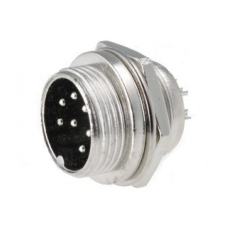 Роз“єм MIC 337, (штекер), монтажний, 7pin, діам.-16мм