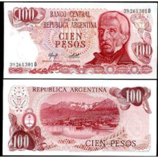 Аргентина / Argentina 100 Pesos (1976-78) Pick 302a UNC