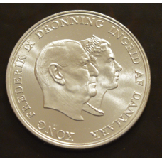Данія 5 крон 1960 р (Срібло) 4
