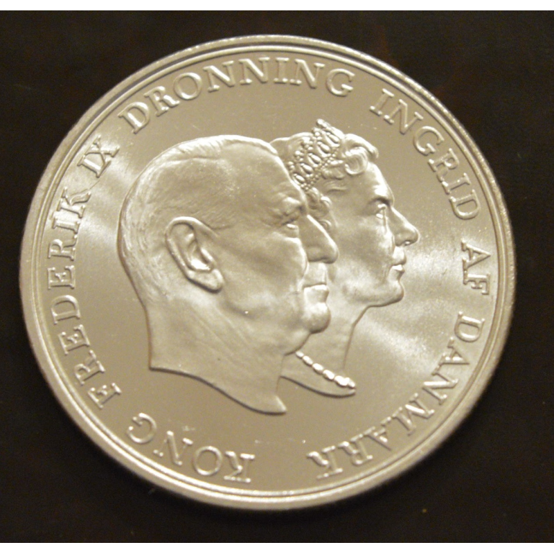 Данія 5 крон 1960 р (Срібло) 4 Данія 5 крон 1960 р (Срібло) 4