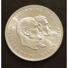 Данія 5 крон 1960 р (Срібло) 1