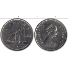 Канада 10 млн 1975,83,92 г (Д)
