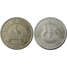 Uganda Уганда - 1 Shilling 1976 aUNC (АГ)