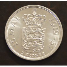 Данія 2 крони 1937 р (Срібло) 1