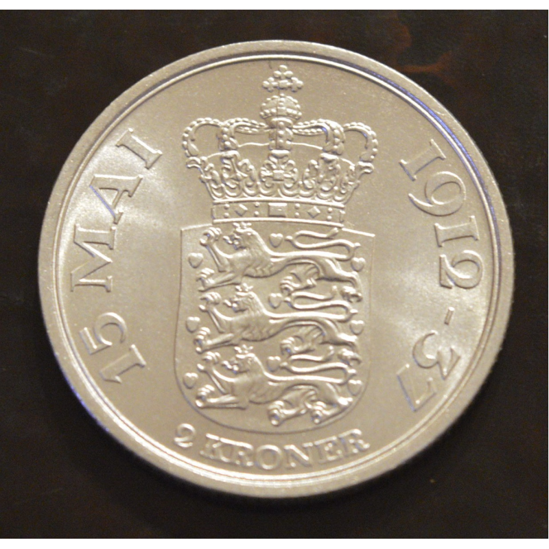 Данія 2 крони 1937 р (Срібло) 1 Данія 2 крони 1937 р (Срібло) 1