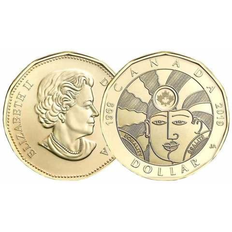 Canada Канада - 1 Dollar 2019 UNC 50 років декриміналізації гомосексуалізму в Канаді