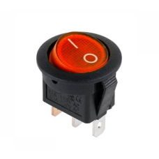 Перемикач KCD5-101-2 ON-OFF (2pin) Червоний.  Daier