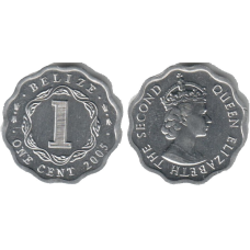 Belize Белиз - 1 Cent 2005 UNC