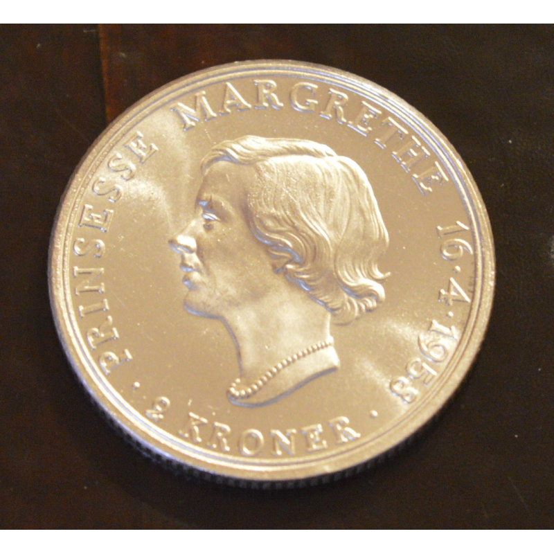 Данія 2 крони 1958 р (Срібло) 1 Данія 2 крони 1958 р (Срібло) 1