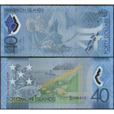 Solomon Islands Соломонові Острови Соломоны - 40 Dollars 2018 UNC