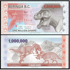 Beringia Берингия - 1000000 Dinars 2012 UNC