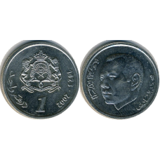 Morocco Марокко  1 Dihrams 2002 UNC