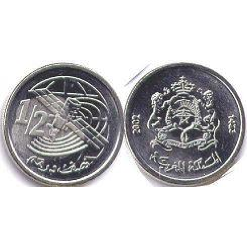 Morocco Марокко 1/2 Dihrams 2002 UNC Morocco Марокко 1/2 Dihrams 2002 UNC