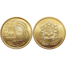 Morocco Марокко  20 Santimat 2002 UNC