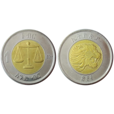 Ethiopia Эфиопия 1 Byrr  2010 UNC
