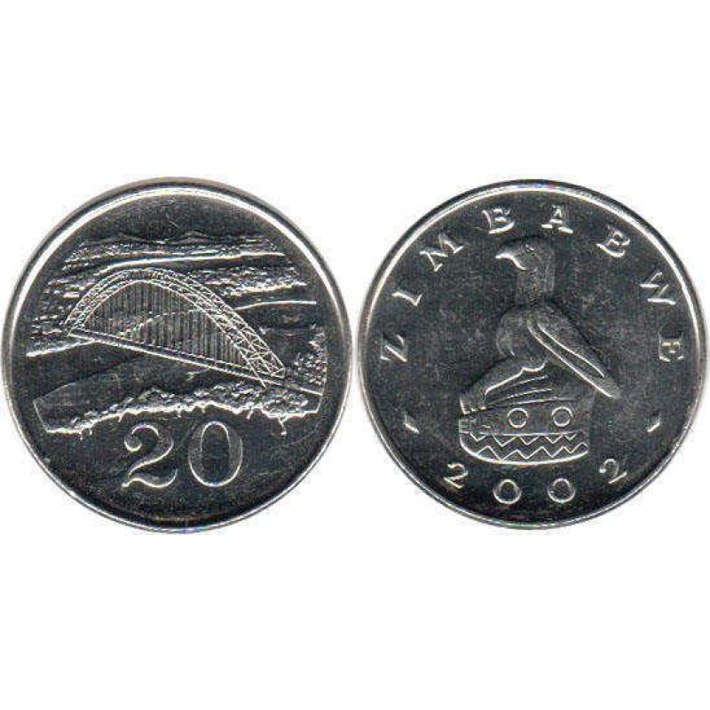 Zimbabwe Зимбабве 20 Cent 2001 UNC Zimbabwe Зимбабве 20 Cent 2001 UNC