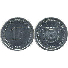 Burundi Бурунді 1 Francs 2003 UNC