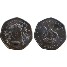 Uganda Уганда - 5 Shillings 1987 UNC