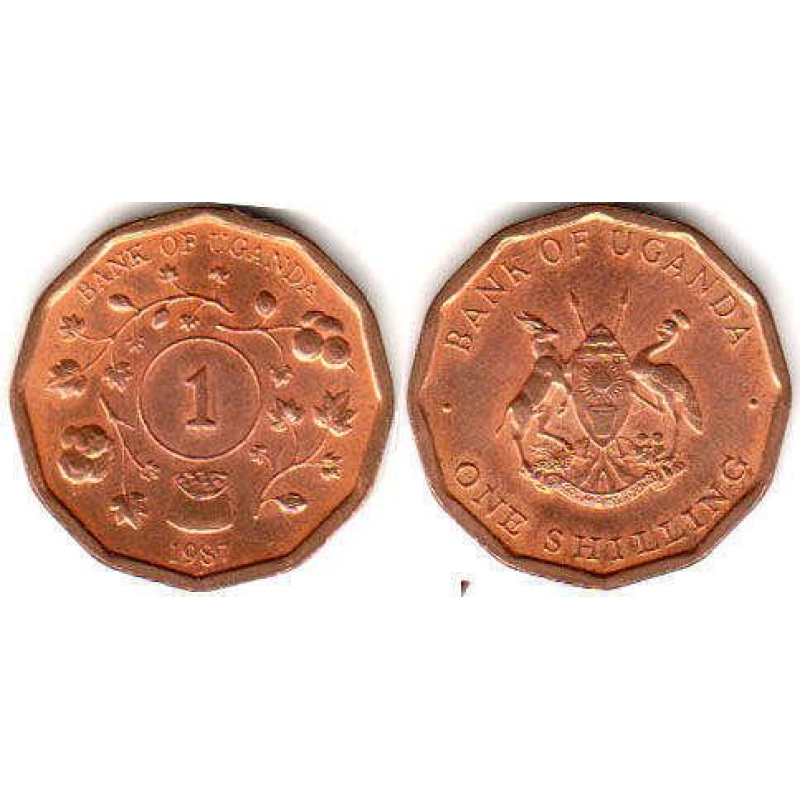 Uganda Уганда - 1 Shillings 1987 UNC Uganda Уганда - 1 Shillings 1987 UNC