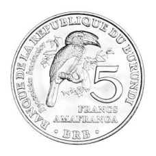 Burundi Бурунді — 5 Francs 2014 UNC птиця