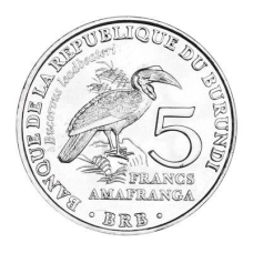 Burundi Бурунді — 5 Francs 2014 UNC птиця