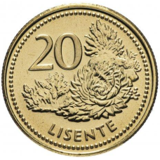 Lesotho Лесото 20 Lisente 1998 UNC