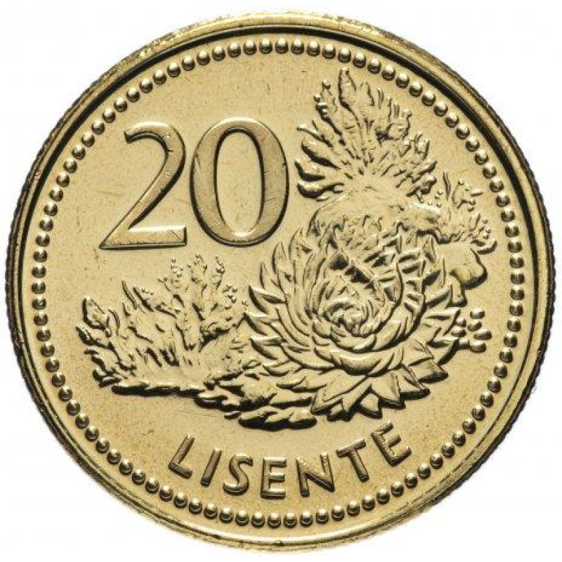Lesotho Лесото 20 Lisente 1998 UNC Lesotho Лесото 20 Lisente 1998 UNC