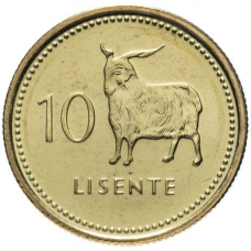 Lesotho Лесото 10 Lisente 1998 UNC