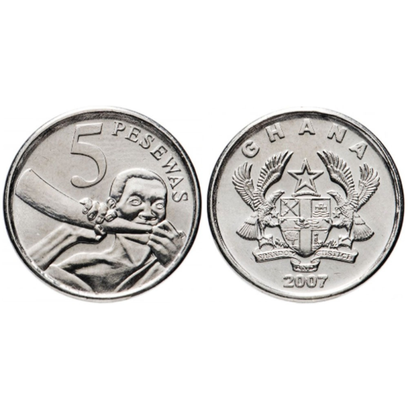 Ghana Гана 5 Pesewa 2016 UNC Ghana Гана 5 Pesewa 2016 UNC