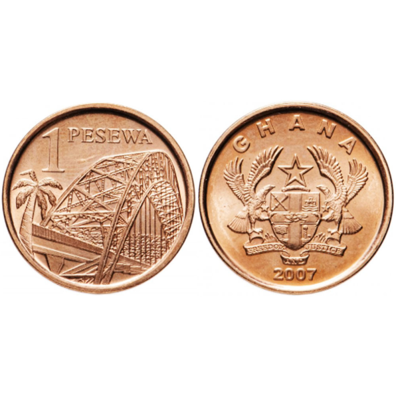 Ghana Гана 1 Pesewa 2007 UNC Ghana Гана 1 Pesewa 2007 UNC