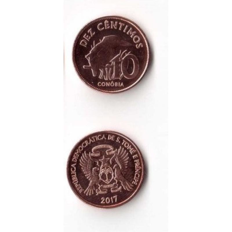 S. Tome e Principe Сан-Томе та Принсипі 20 Centavos 2017 UNC S. Tome e Principe Сан-Томе та Принсипі 20 Centavos 2017 UNC
