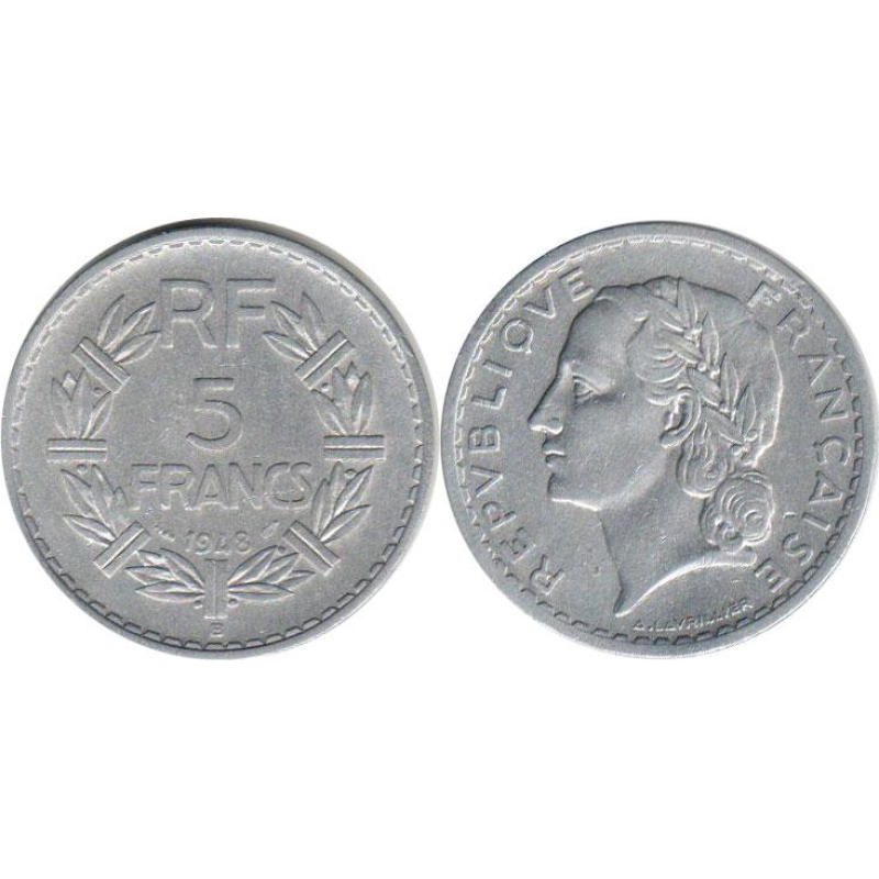 Франція 5мальсів (1945-1952) алюміній Франція 5мальсів (1945-1952) алюміній