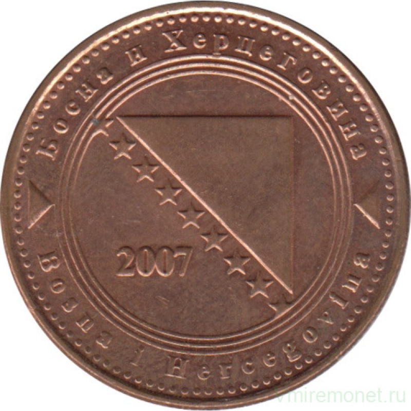 Боснію та Герцеговина 20 фенінгів 2007 рік Боснію та Герцеговина 20 фенінгів 2007 рік