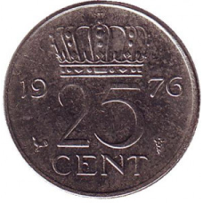 Нідерландські Антіли 25 центів 1990 рік