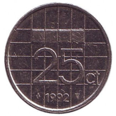 Нідерландські Антіли 25 центів 1990 рік