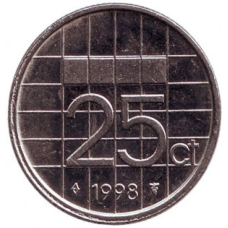 Нідерландські Антіли 25 центів 1990 рік