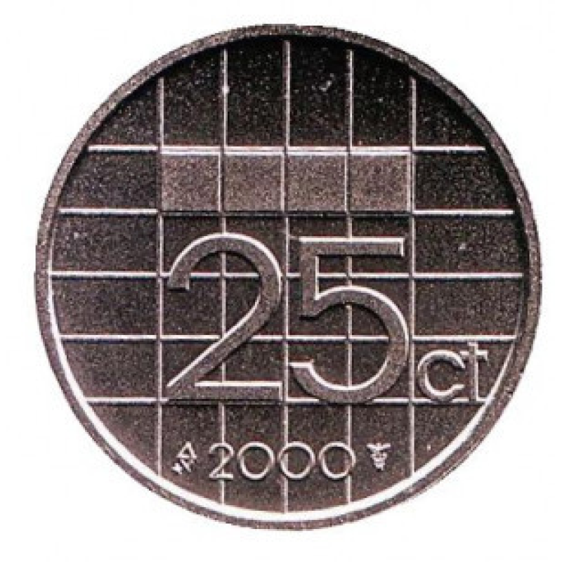 Нідерландські Антіли 25 центів 1990 рік Нідерландські Антіли 25 центів 1990 рік
