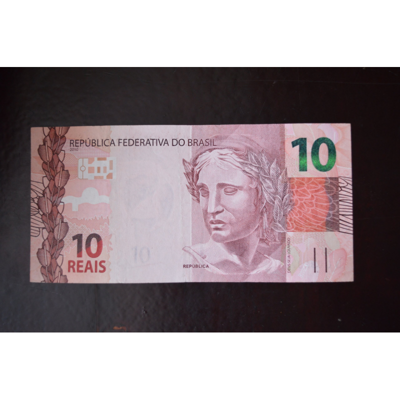 Бразилія 10 реал 2010р (А-5)