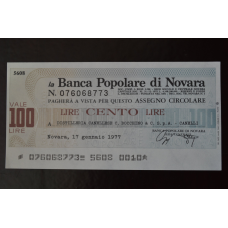 Чек. Італія 100 Лір 1977год (ЧК-1) ЛОТ 5